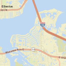 Ellenton Street Map