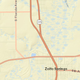 Zolfo Springs Street Map