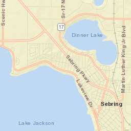 Sebring Street Map