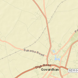 Govardhan Street Map