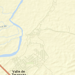 Valle de Zaragoza Street Map
