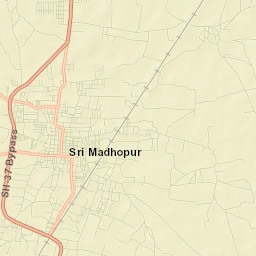 Sri Madhopur Street Map