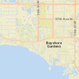 Bayshore Gardens Street Map