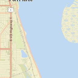 Fort Pierce Street Map