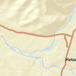 Hetauda Street Map