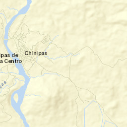 Chínipas Street Map