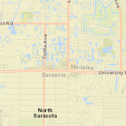 North Sarasota Street Map