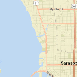 Sarasota Street Map