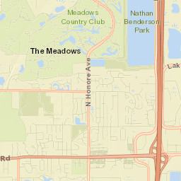 The Meadows Street Map