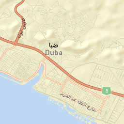 Duba Street Map
