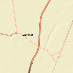 Gambat Street Map