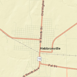 Hebbronville Street Map
