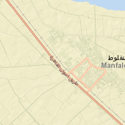 Manfalūţ Street Map