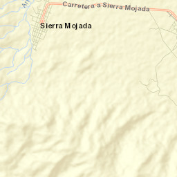 Sierra Mojada Street Map
