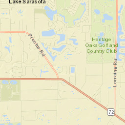 Lake Sarasota Street Map