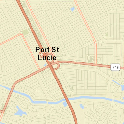 Port St. Lucie, Florida Street Map