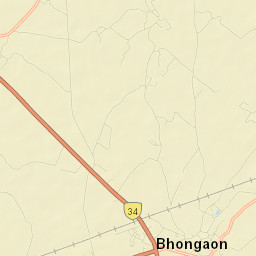 Bhongaon Street Map
