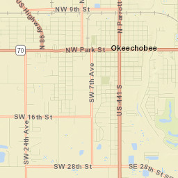 Okeechobee Street Map