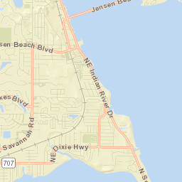 Jensen Beach Street Map