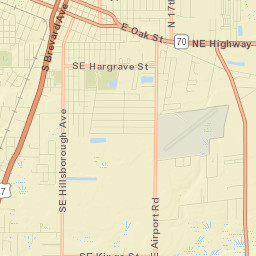 Southeast Arcadia Street Map