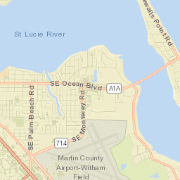 Sewall's Point Street Map