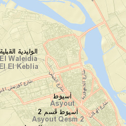 Asyūţ Street Map