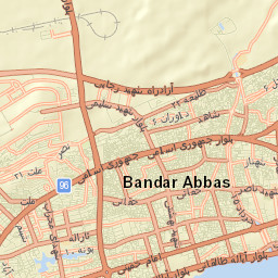 Bandar Abbas Street Map