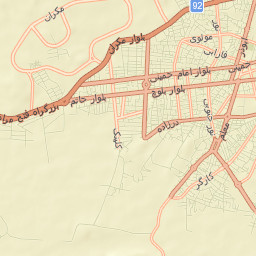 Iranshahr Street Map
