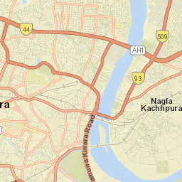Agra Street Map