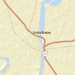 Uska Street Map