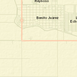 Villa Juárez Street Map