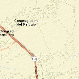 Loma del Refugio Street Map