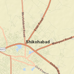 Shikohabad Street Map