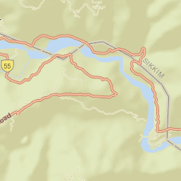 Jorethang Street Map