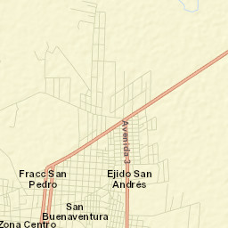 San Buenaventura Street Map