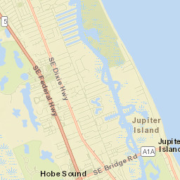 Hobe Sound Street Map