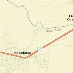 Nadadores Street Map