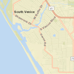 South Venice Street Map