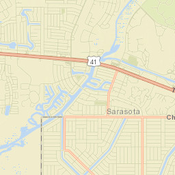 North Port Street Map