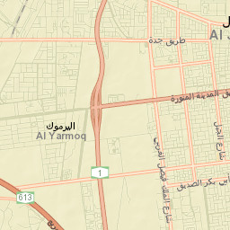 Al Jubayl Street Map