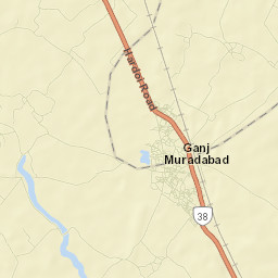 Ganj Muradabad Street Map