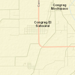 El Sahuaral Street Map