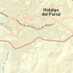 Parral Street Map