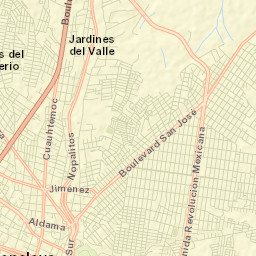 Monclova Street Map