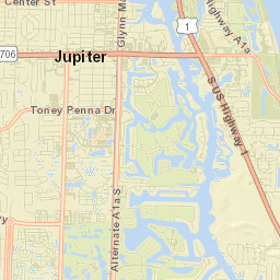 Jupiter Street Map