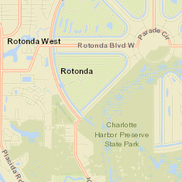 Rotonda West Street Map