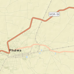 Phulera Street Map