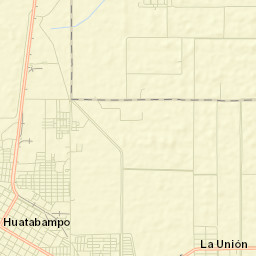 Huatabampo Street Map