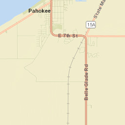Pahokee Street Map