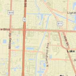 North Palm Beach Street Map